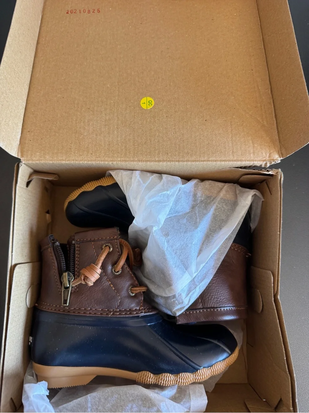 NWT Toddler 10 Sperry Saltwater Duck Boots